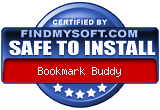 FindMySoft Safe to Install certificate